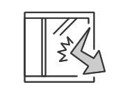 窓ガラスのトラブル