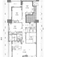 南西角住戸の4LDK 南西角住戸の4LDK