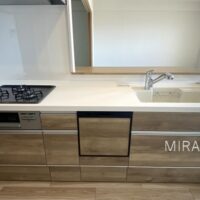 家事の時短に繋がる食器洗浄乾燥機付き。