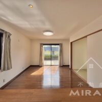 南からの光のたっぷり入るLDK。 南からの光のたっぷり入るLDK。